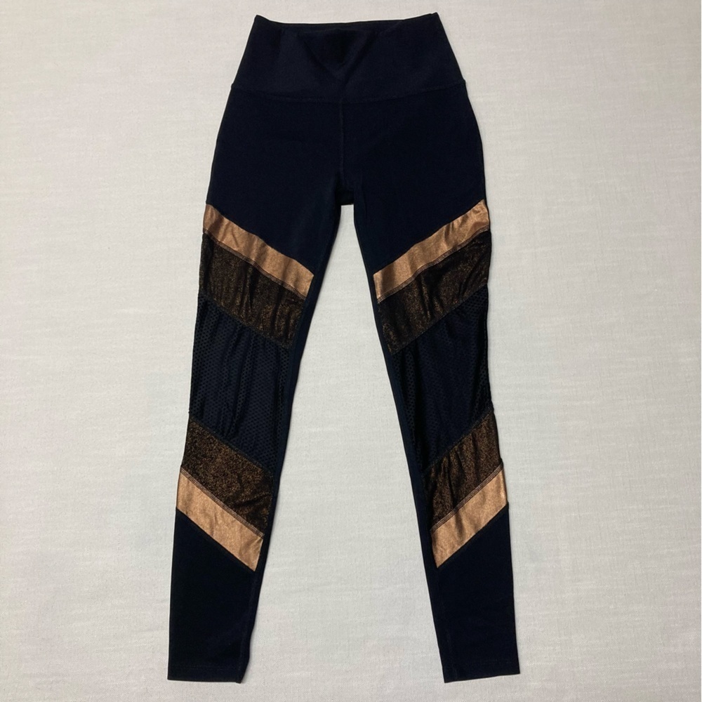 BEYOND YOGA | Limited Edition Soleil High Waisted Leggings Black & Copper